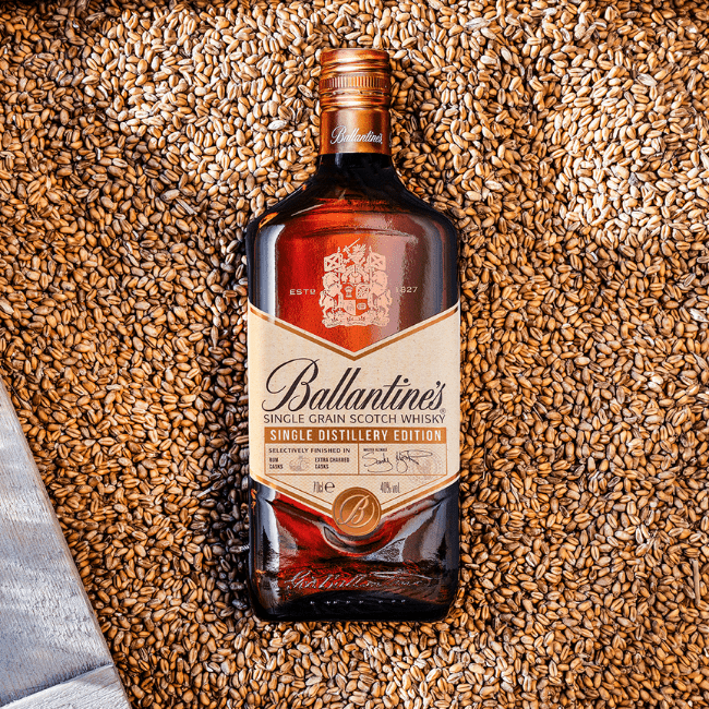 Ballantine's unveils first single grain whisky – Wooden Cork