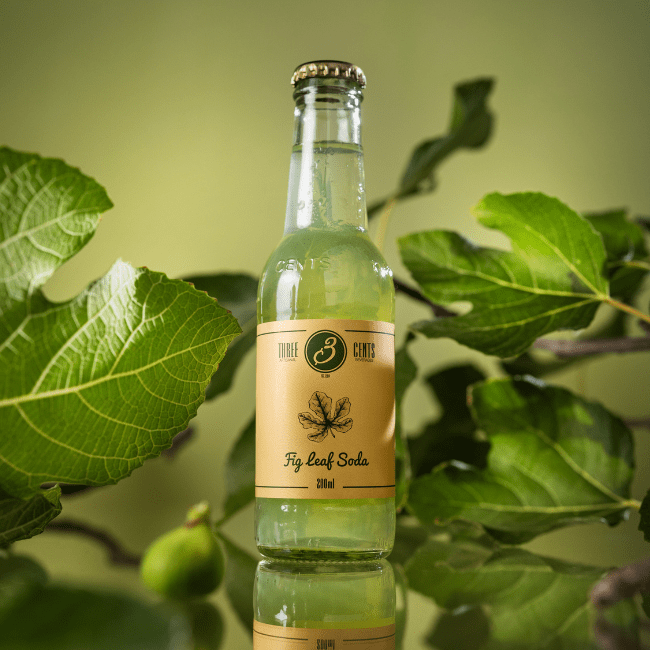 Three Cents debuts Fig Leaf Soda Wooden Cork