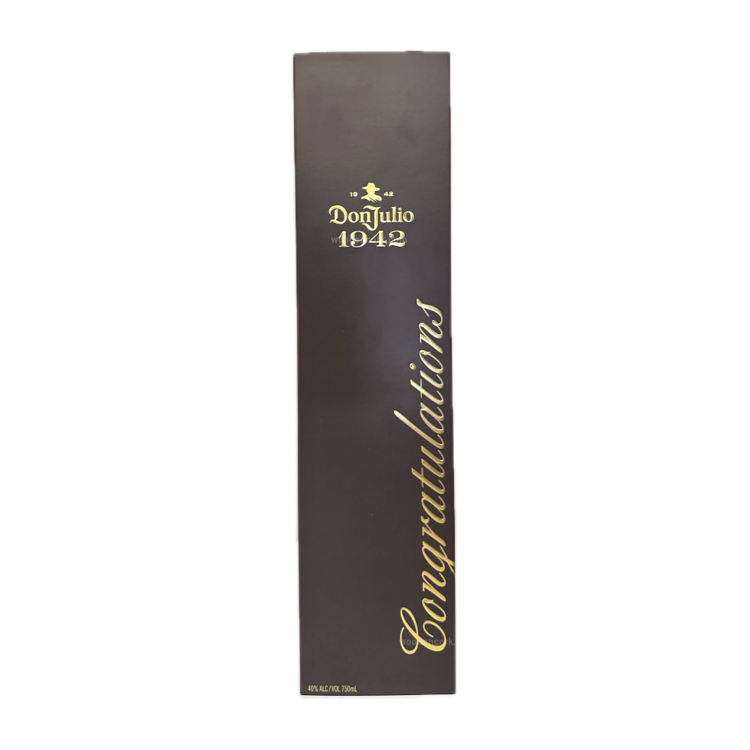 Don Julio 1942 "Congratulations" Special Edition Gift Box Sleeve