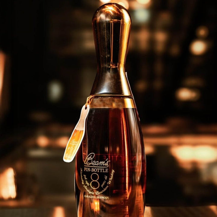 Jim Beam's 8 Year Pin Bottle 25th Anniversary 750ml