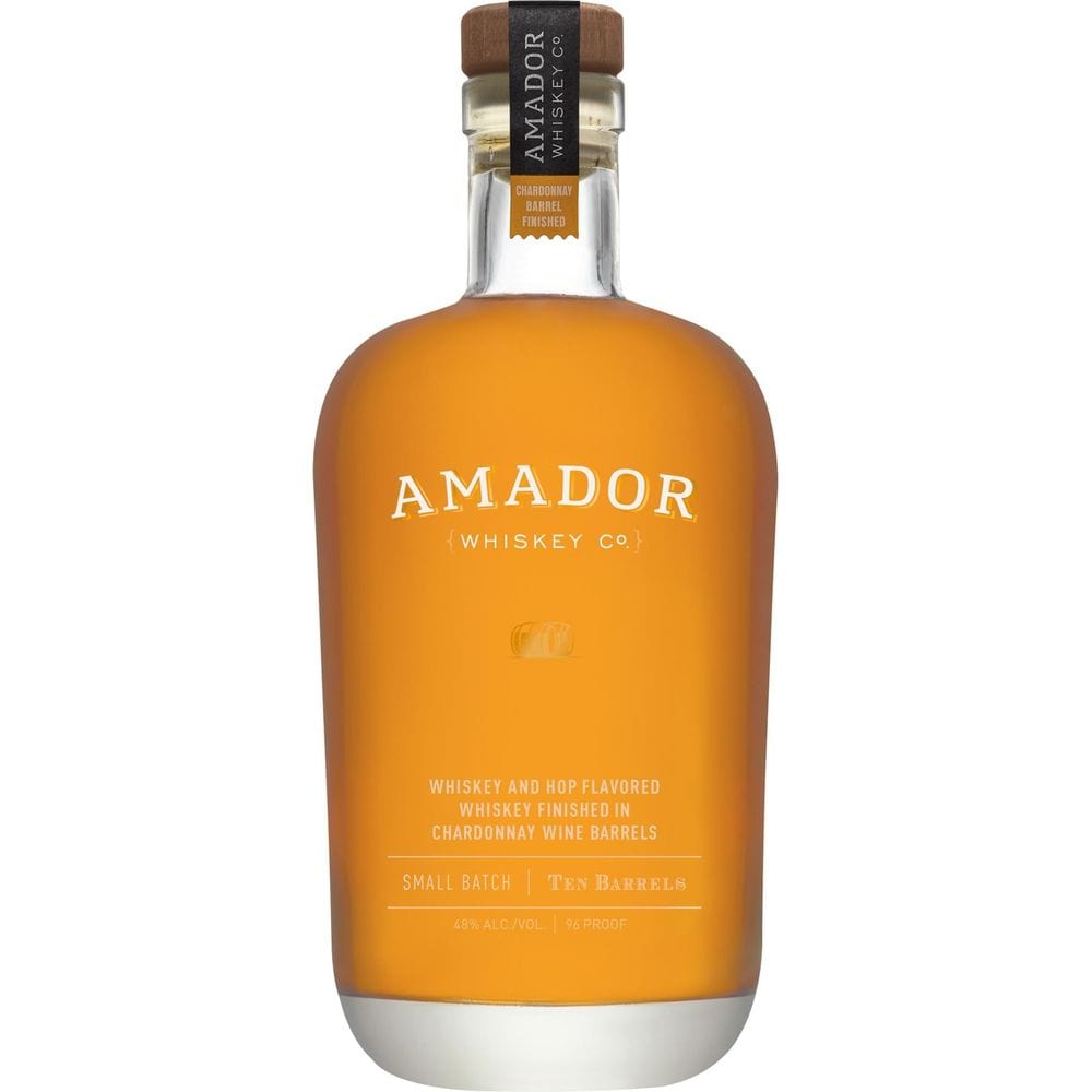 750 ML Amador Whiskey Co. Straight Hop Flavored Whiskey Ten Barrels California Small Batch