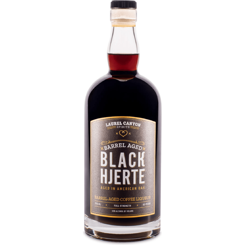 750 ML Black Hjerte Coffee Liqueur Barrel Aged Blood Orange