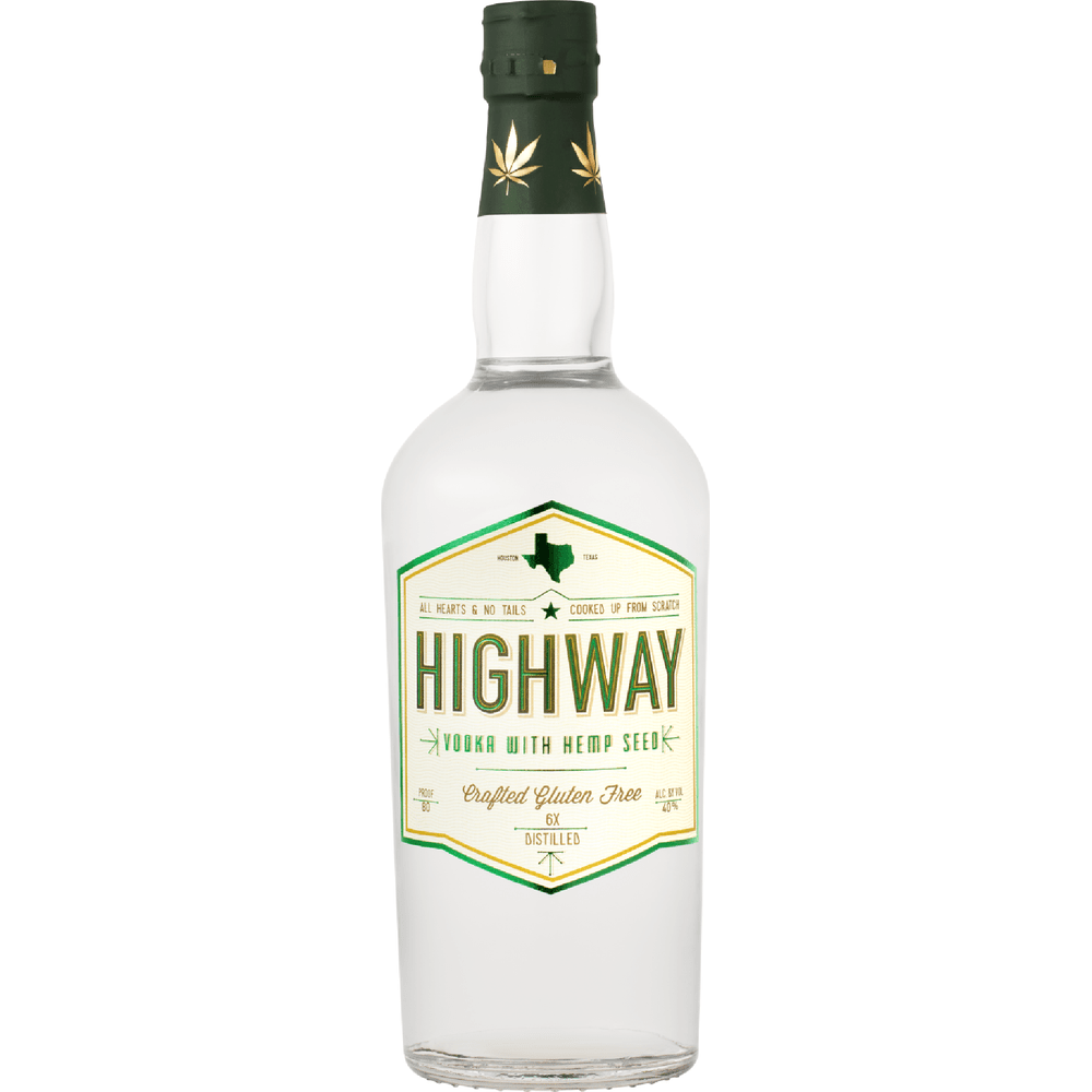 750 ML Highway Vodka With Hemp Seed