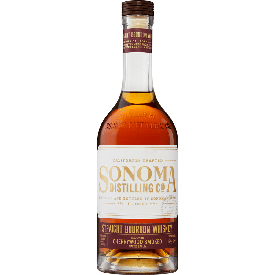750 ML Sonoma Distilling Company Sonoma Cherrywood Smoked Bourbon Whiskey