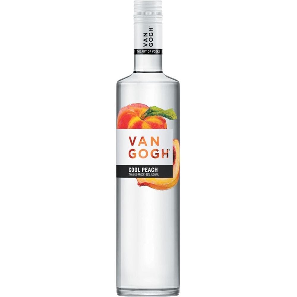 750 ML Van Gogh Peach Flavored Vodka Cool Peach