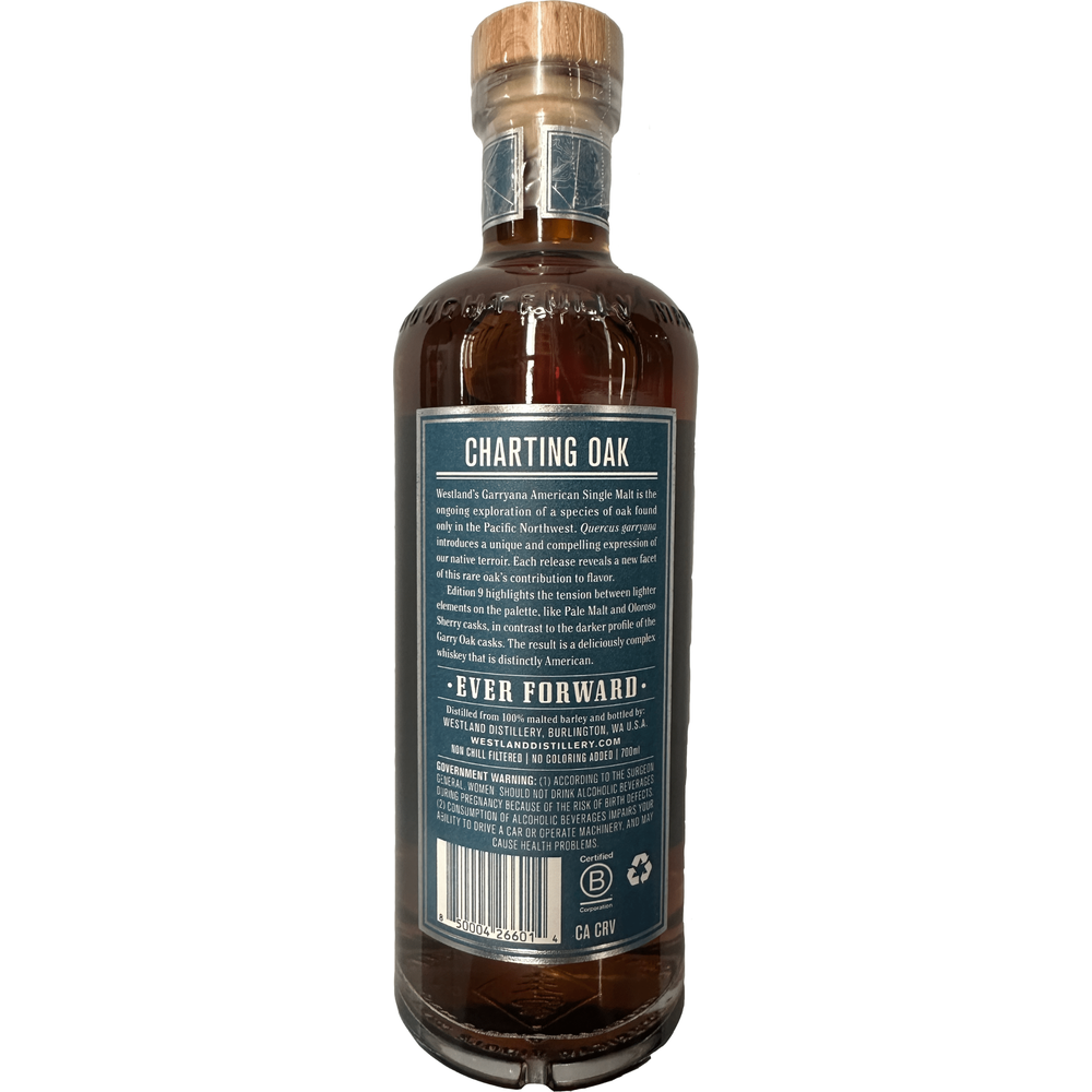 750 ML Westland Garryana Edition 9 American Single Malt Whiskey
