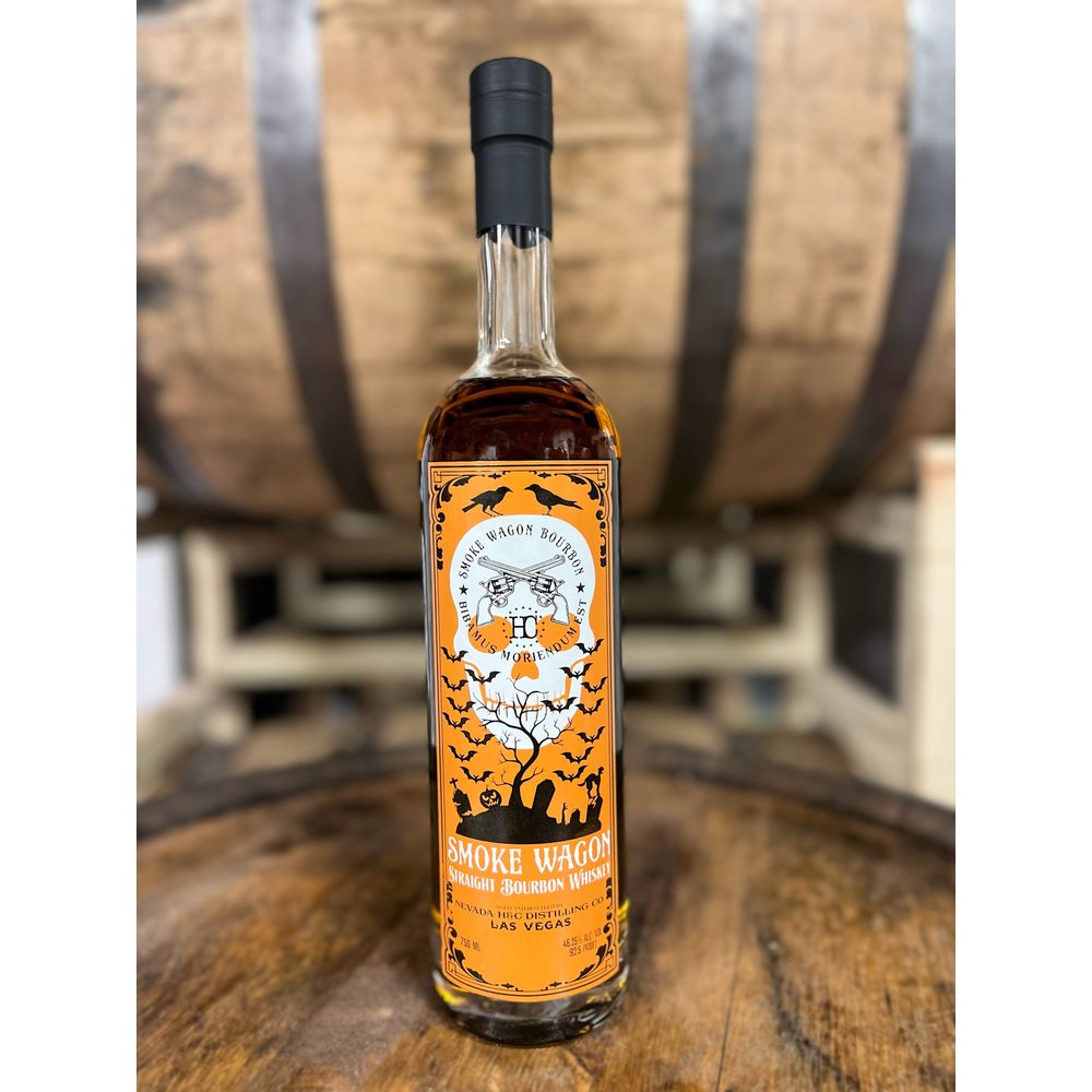 Smoke Wagon Straight Bourbon Whiskey Halloween Glow in the Dark Edition 2023