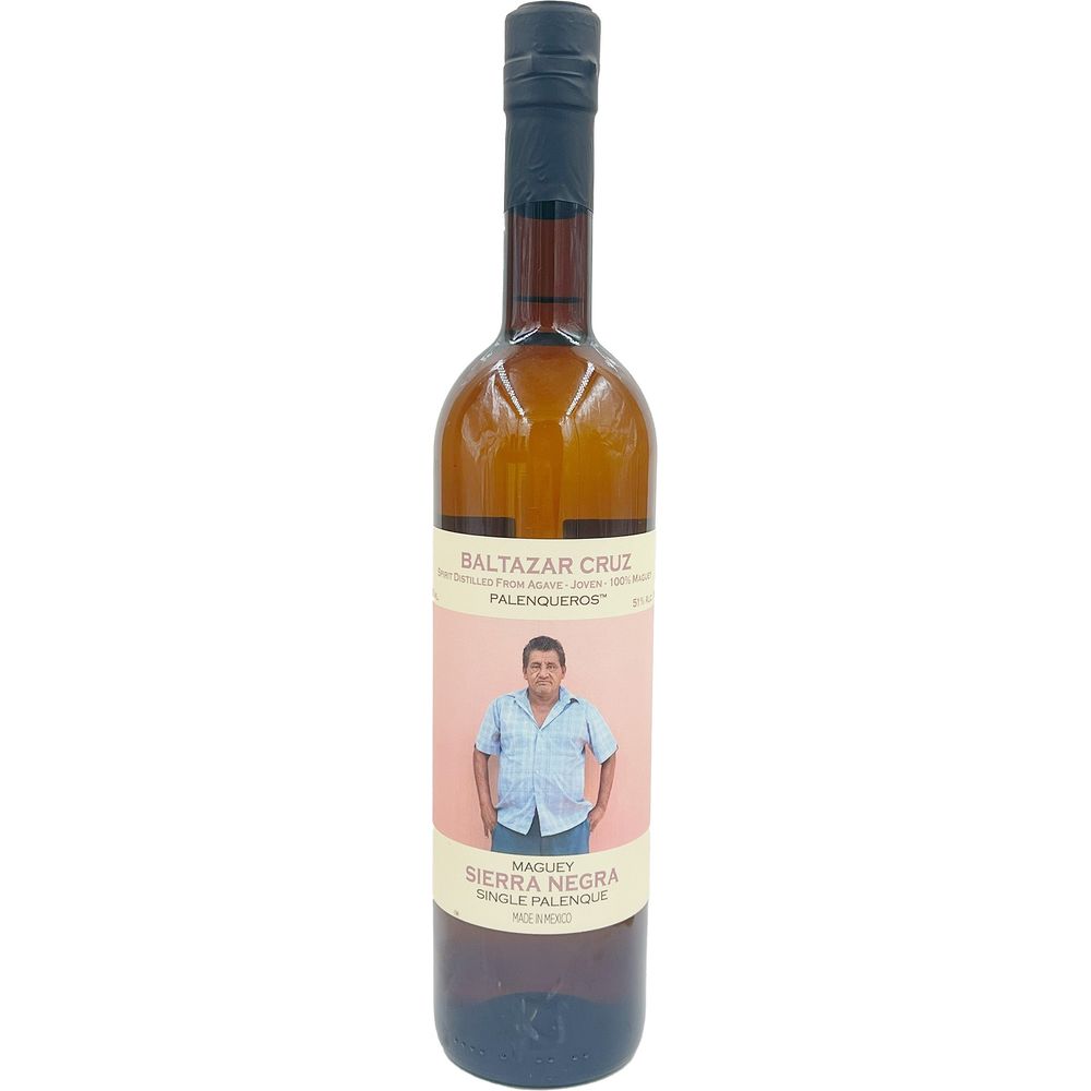 Palenqueros Baltazar Cruz Sierra Negra 51% 750Ml Single Palenque 100% Maguey