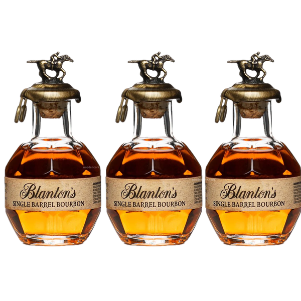 Blanton's Miniature Bourbon 50ml 3 Pack Shot Set – Wooden Cork