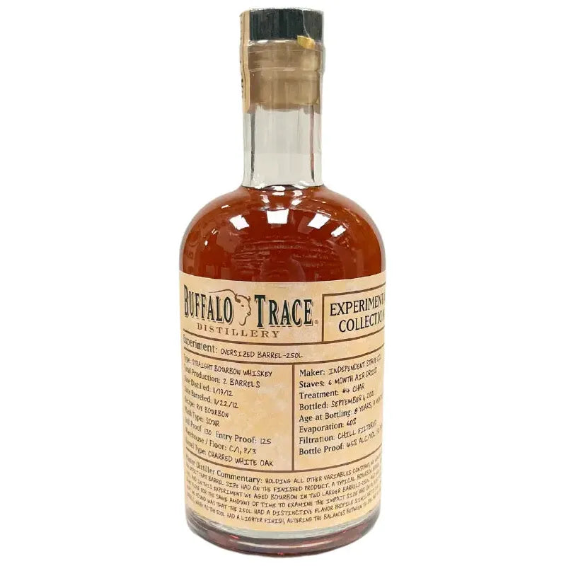 Buffalo Trace Experimental Collection Oversized Barrel-250L