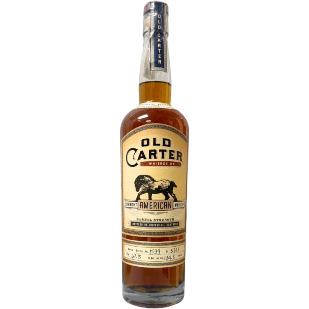 Old Carter Straight American Whiskey Small Batch 14 2025 Release