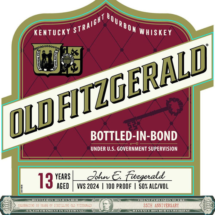 Old Fitzgerald 25th Anniversary Straight Bourbon VVS 2024