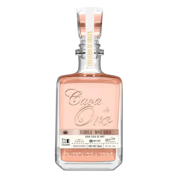 CavaDeOroRoseGoldTequila750mL.