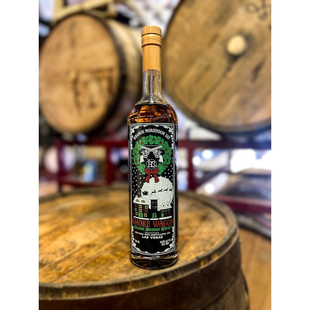 Smoke Wagon Straight Bourbon Christmas 2023 Limited Edition