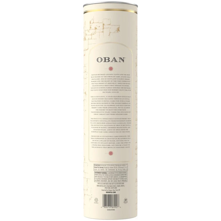 Oban 15 Year Sherry Cask Finish Scotch Whisky 750mL