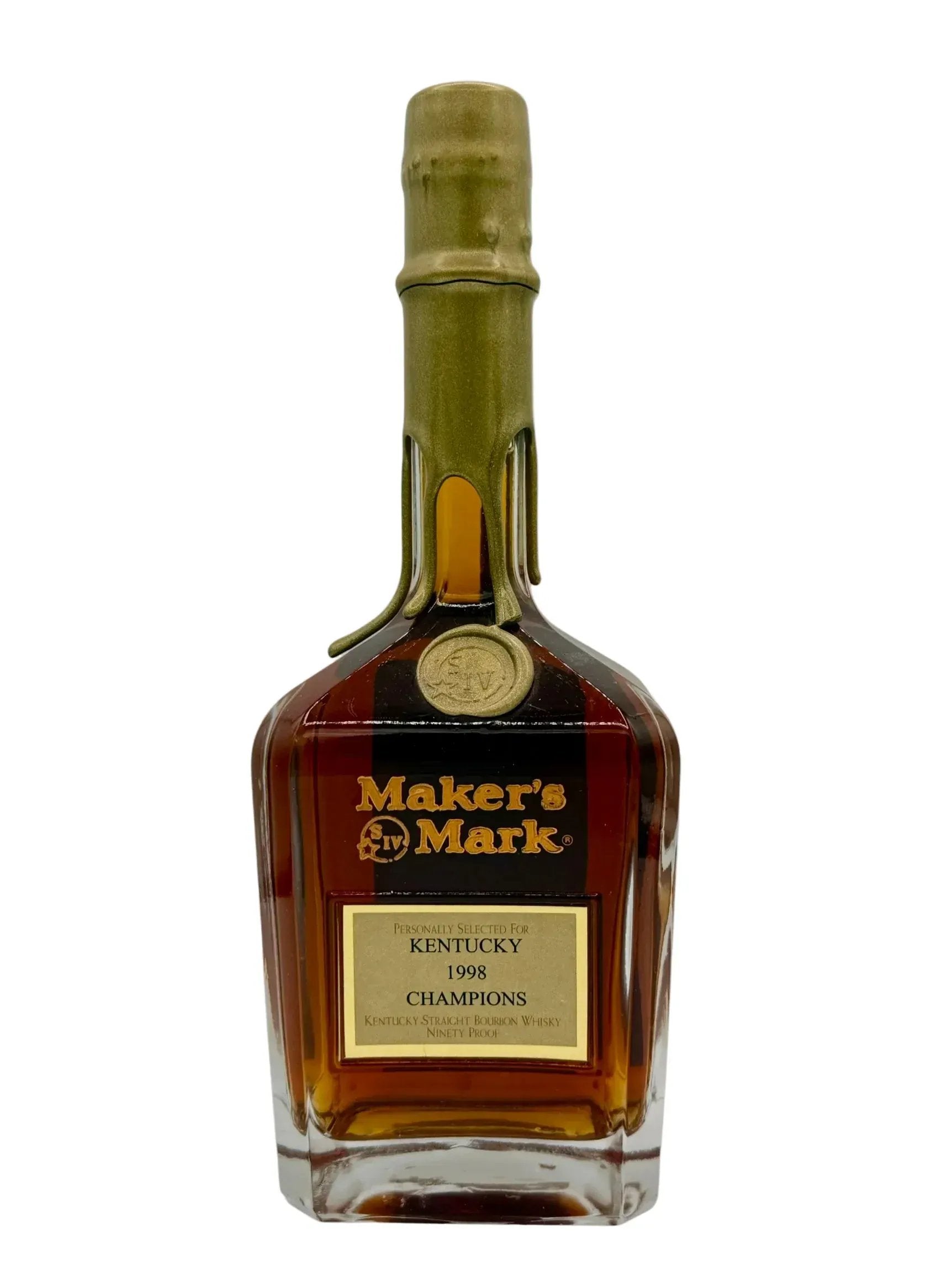 Maker's Mark VIP Drip Wax Kentucky 1998 Champions | Commemorative