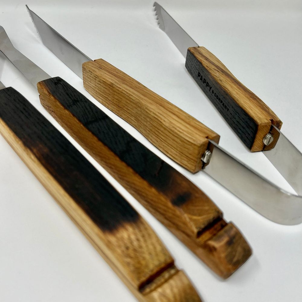 Barrel Stave Grilling Tool Set