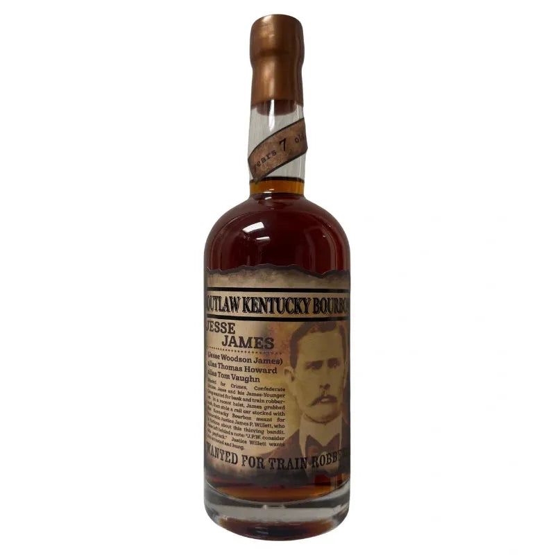 Jesse James Outlaw Kentucky Bourbon 7 Year 750ml – Wooden Cork