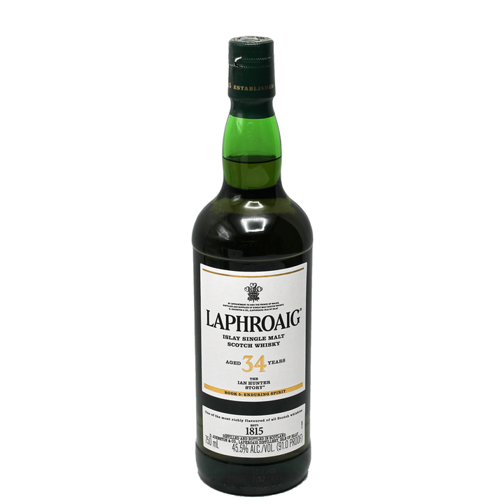 Laphroaig 34 Year The Ian Hunter Book 5: Enduring Spirit Single Malt Scotch Whisky 750ml
