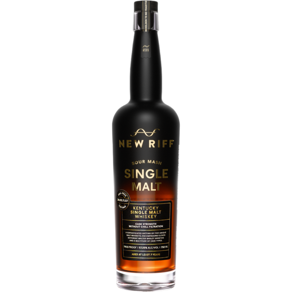 New Riff Distilling Sour Mash Single Malt Kentucky Whiskey