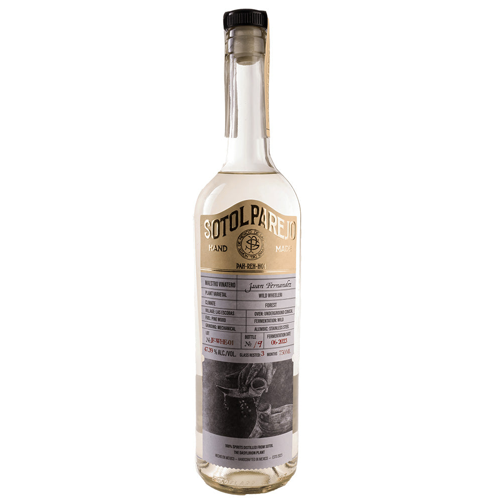 Parejo Sotol Juan Fernández-Wheeleri Mezcal