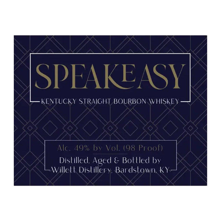 Willett Speakeasy Straight Bourbon Whiskey 750mL