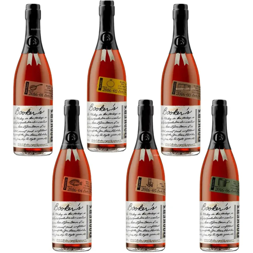 Booker’s 2016 Vertical Lineup Kentucky Straight Bourbon Whiskey Whiskey