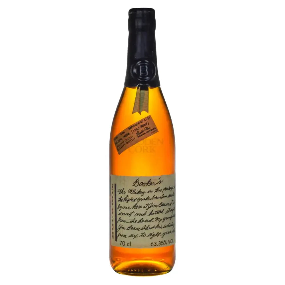 Booker’s Batch B95-C-31 Bourbon Whiskey 126.7 Proof Whiskey