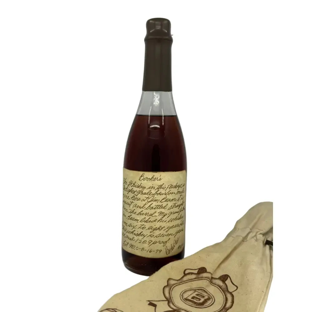Booker's C-B-16-79 Brown Wax 120.9 Proof First Release Signed by