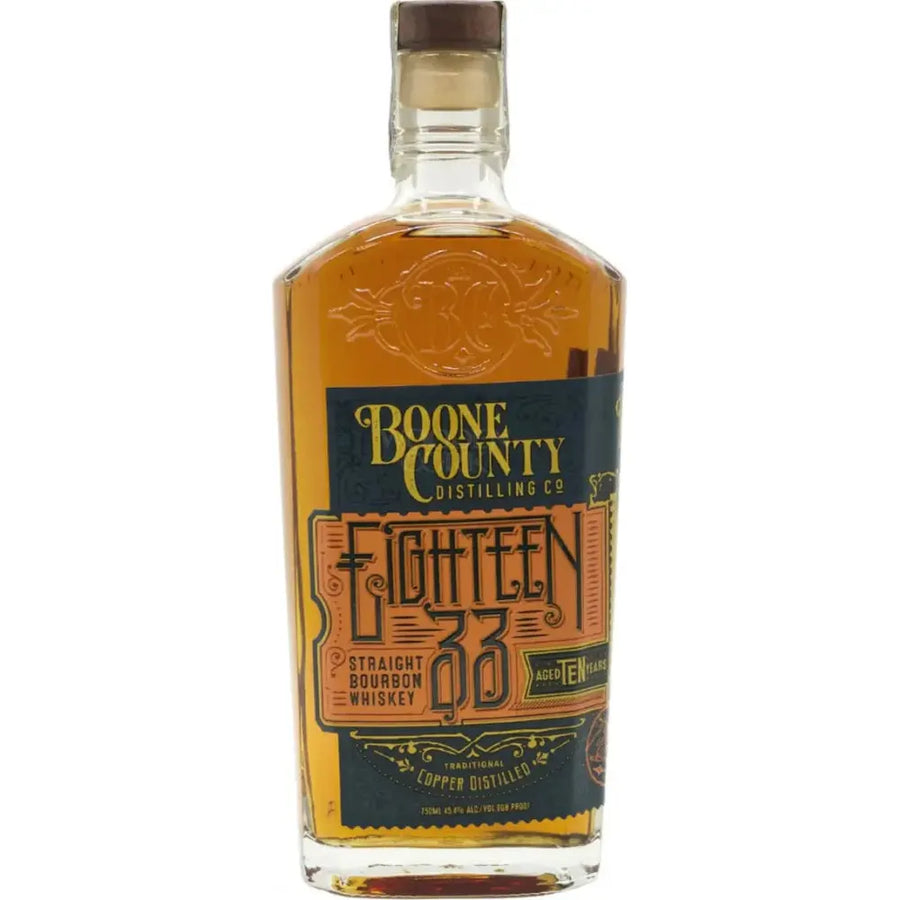 Boone County 10 Year 1833 Bourbon Whiskey