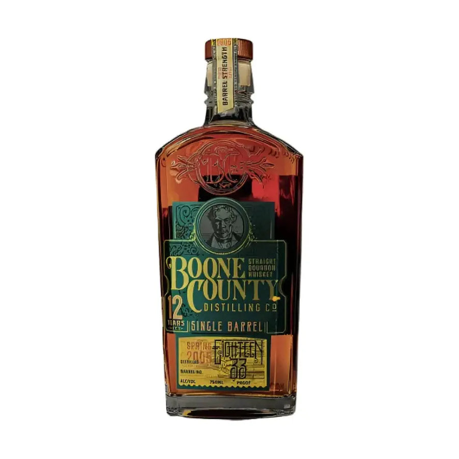 Boone County 12 Year Cask Strength Bourbon BO546 121.76 Proof Liquor Barn Series 2 Barrel 3 Bourbon Whiskey