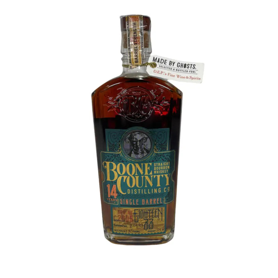 Boone County 14 Year Cask Strength Dep’s Fine Wine Pick Bourbon Whiskey