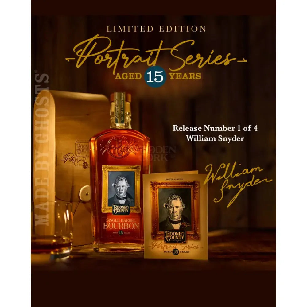 Boone County 15 Year Portrait Series (William Snyder) 119.8 Proof Bourbon Whiskey