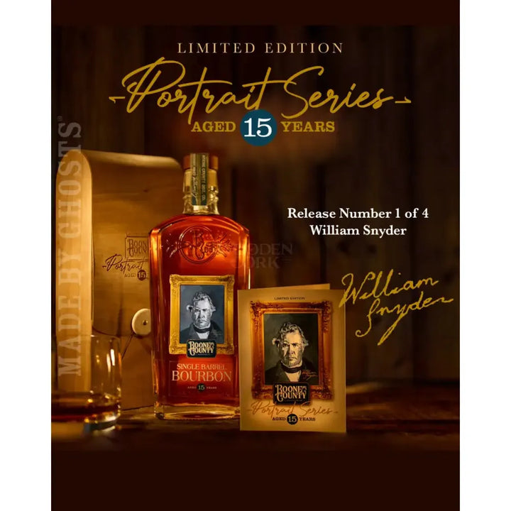 Boone County 15 Year Portrait Series (William Snyder) 119.8 Proof Bourbon Whiskey