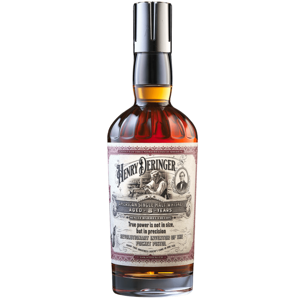 Henry Deringer 8 Year Cask Strength Single Barrel American Single Malt Whiskey