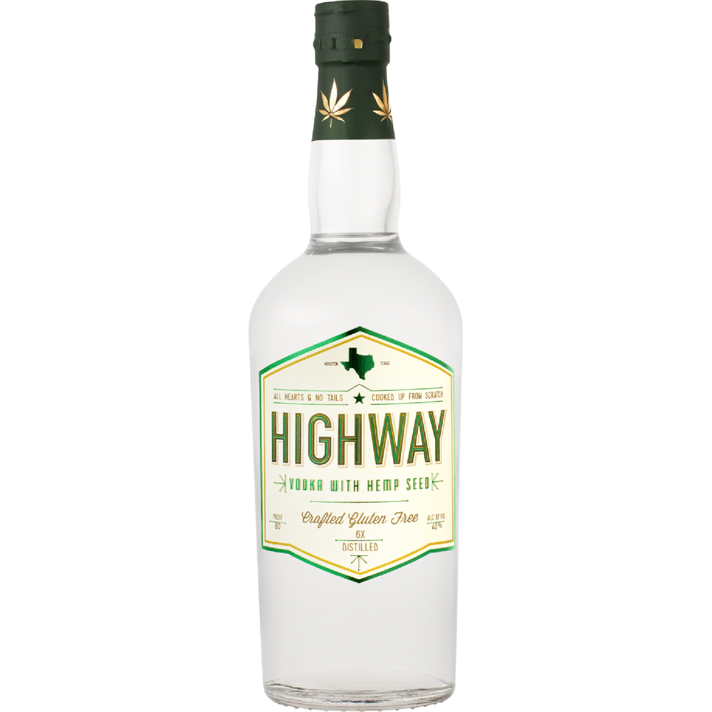 Highway Vodka With Hemp Seed