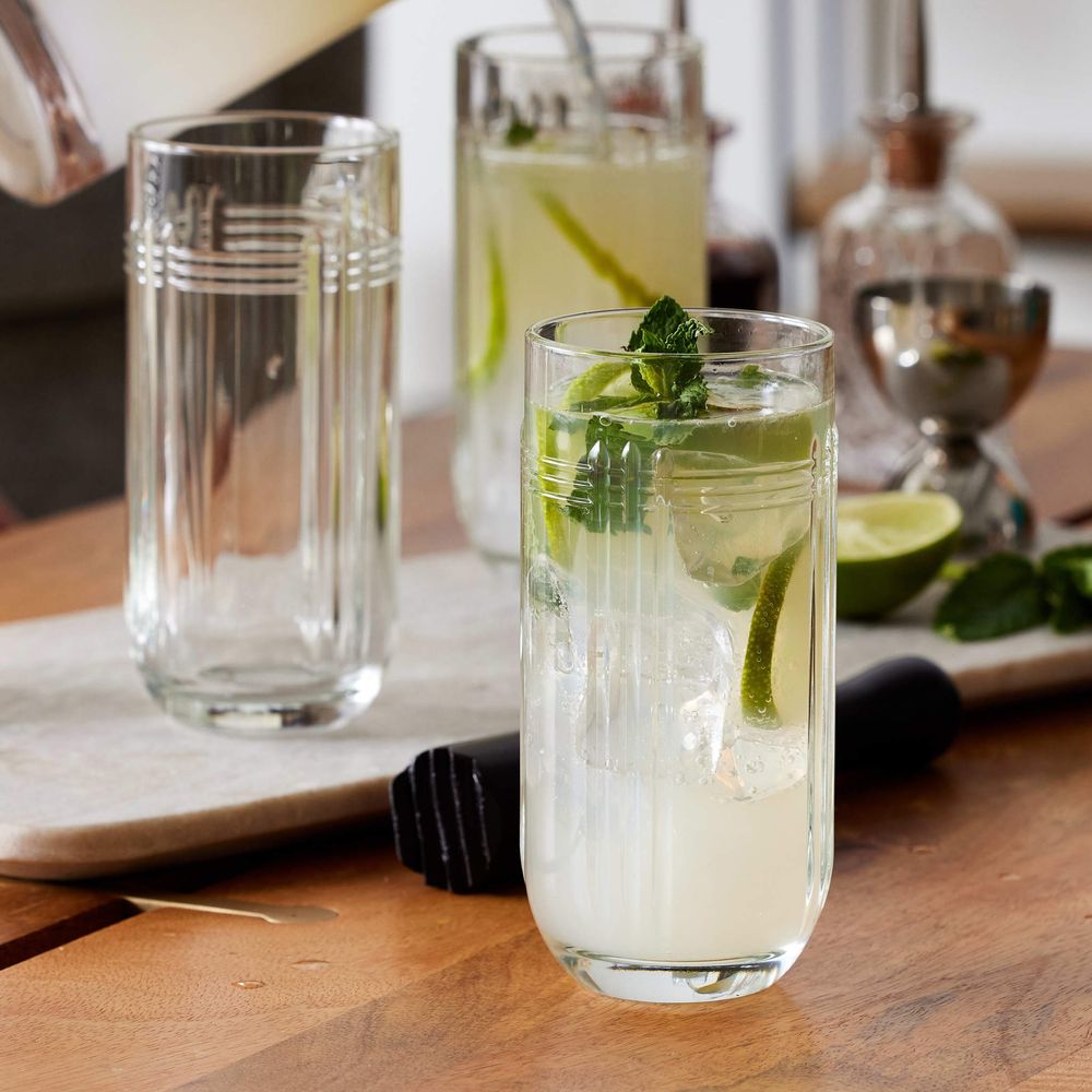 Libbey The Gats Hi-Ball Glasses, 12-ounce, Set of 4