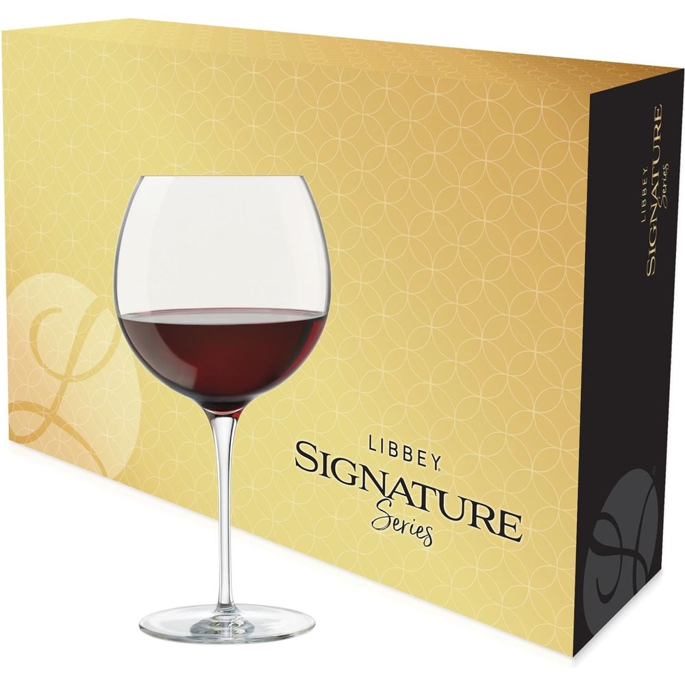Libbey Signature Kentfield Balloon Red Wine Gift Set of 4, 24-ounce
