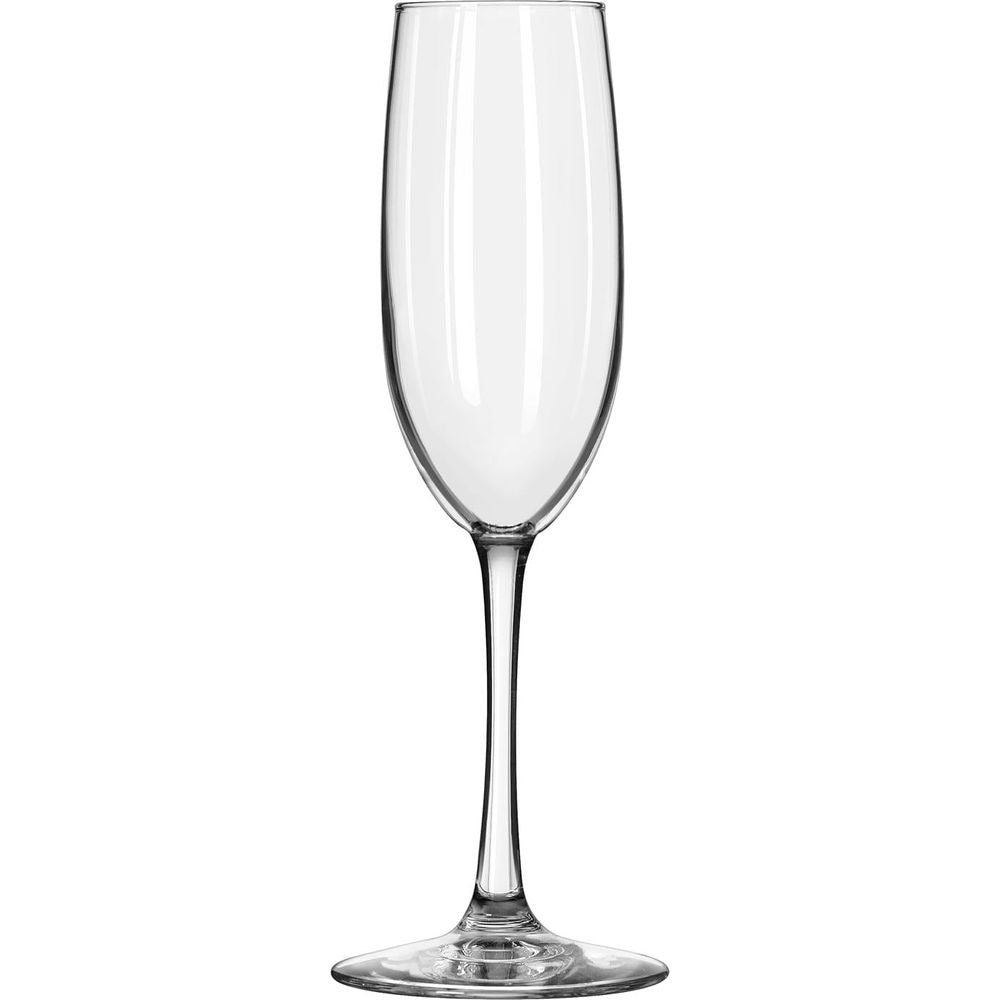 Libbey Entertaining Essentials Flute Glasses, 8-ounce, Set of 6