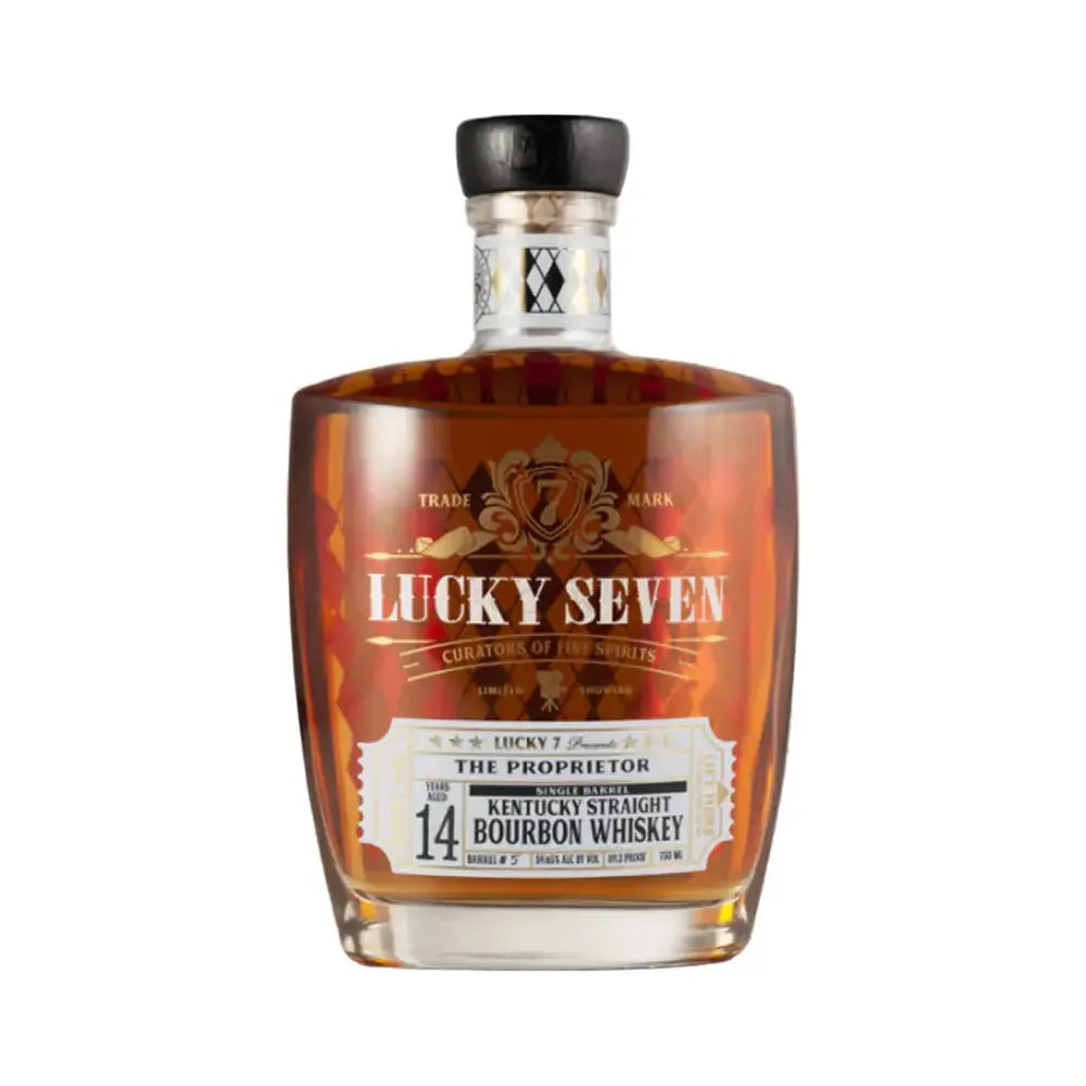 Lucky Seven Spirits The Proprietor 14 Year Single Barrel Bourbon Whiskey Whiskey