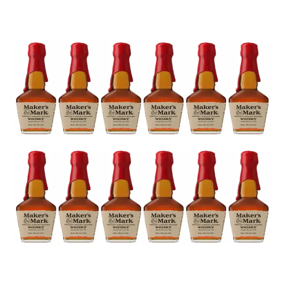 Maker’s Mark Bourbon Whisky 50ml 12 Pack Bourbon