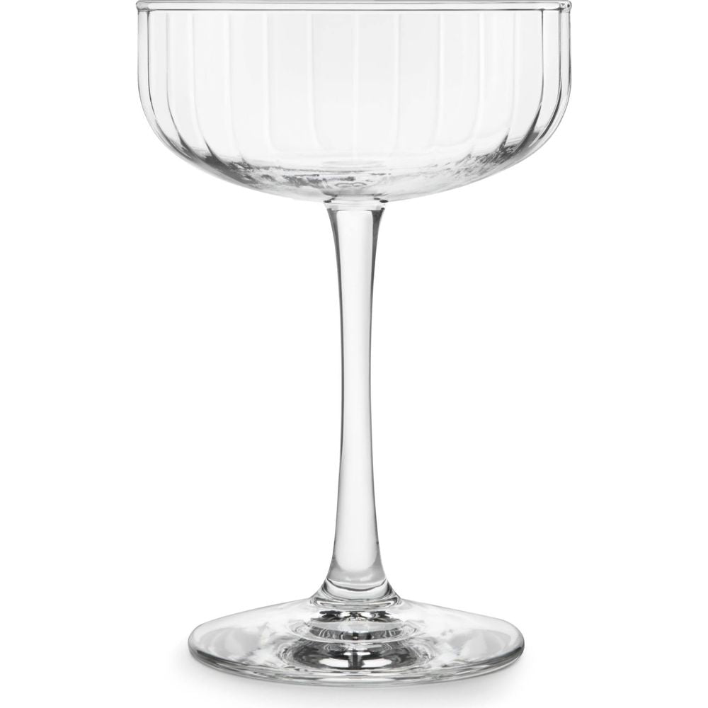 Libbey Paneled Coupe Cocktail Glasses, 8.5-ounce, Set of 4