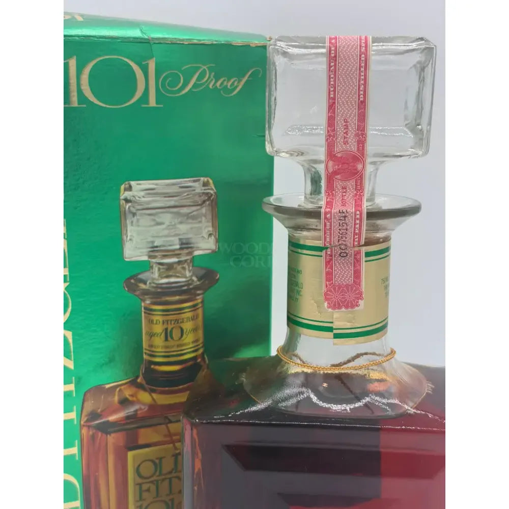 Old Fitzgerald 10 Year Old Bourbon Decanter 101 Proof