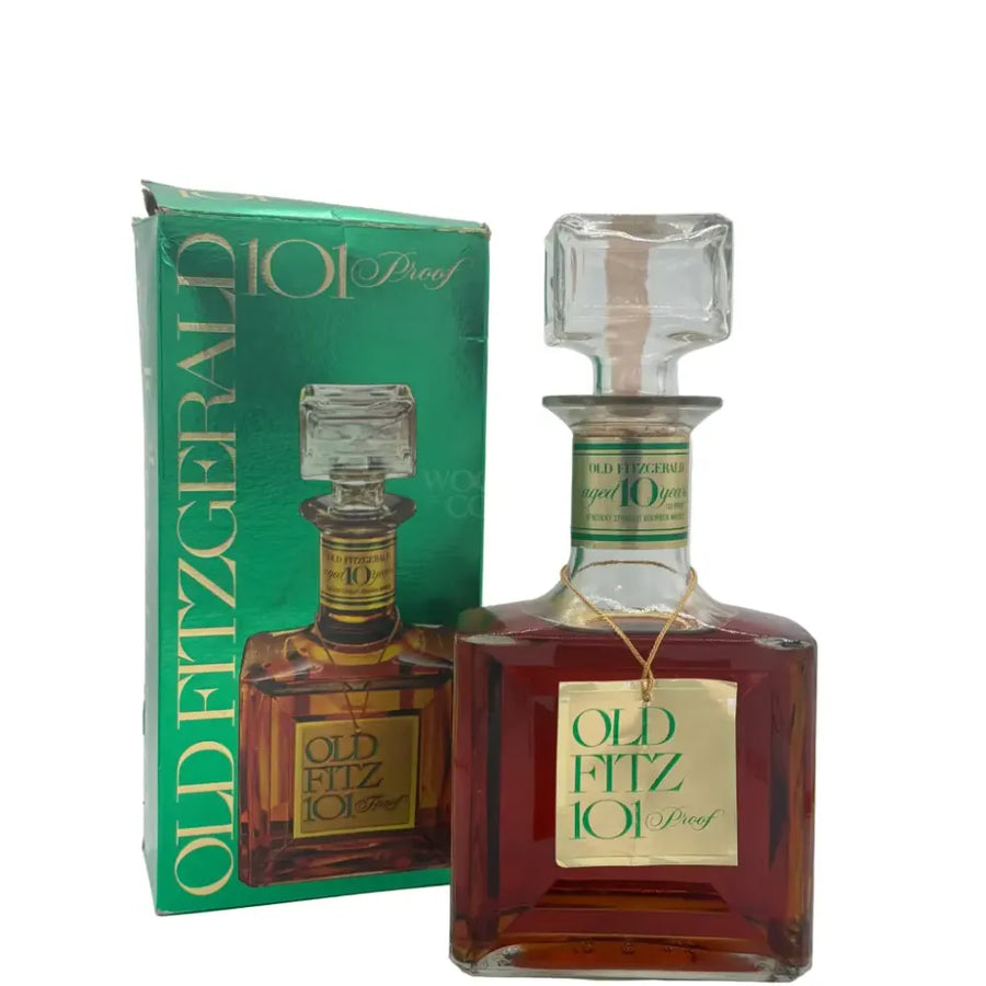 Old Fitzgerald 10 Year Old Bourbon Decanter 101 Proof