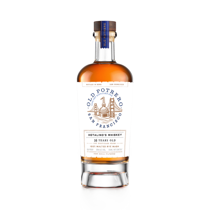 Old Potrero Hotaling's Bottle in Bond 16YO Whiskey