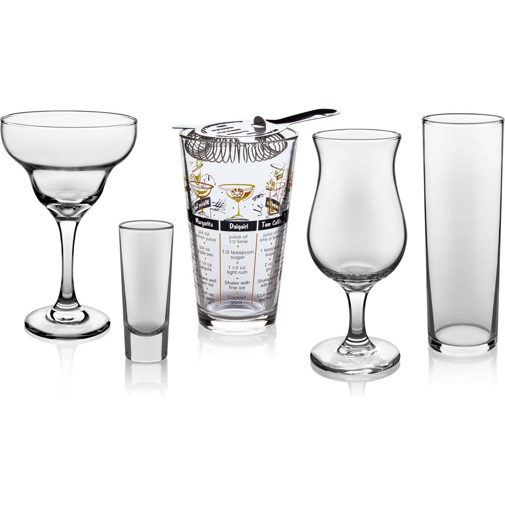 Libbey Mixologist 18-Piece Bar in a Box Cocktail Set