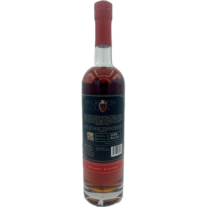Rare Character Brook Hill Bourbon WHISKEY WISEMAN 9 Year 140.58 Proof Bourbon