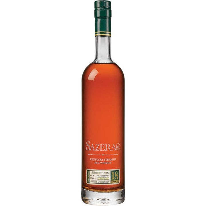 Sazerac 18 Year Old Kentucky Straight Rye Whiskey 2022 - Available at Wooden Cork