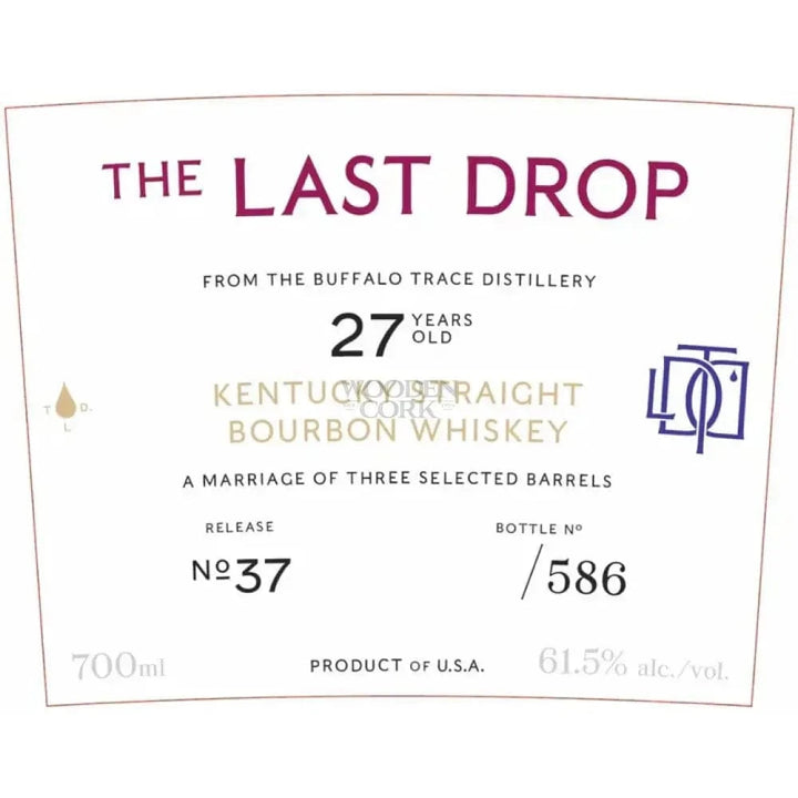 The Last Drop Release No. 37 Buffalo Trace Kentucky Straight Bourbon Whiskey 700ml