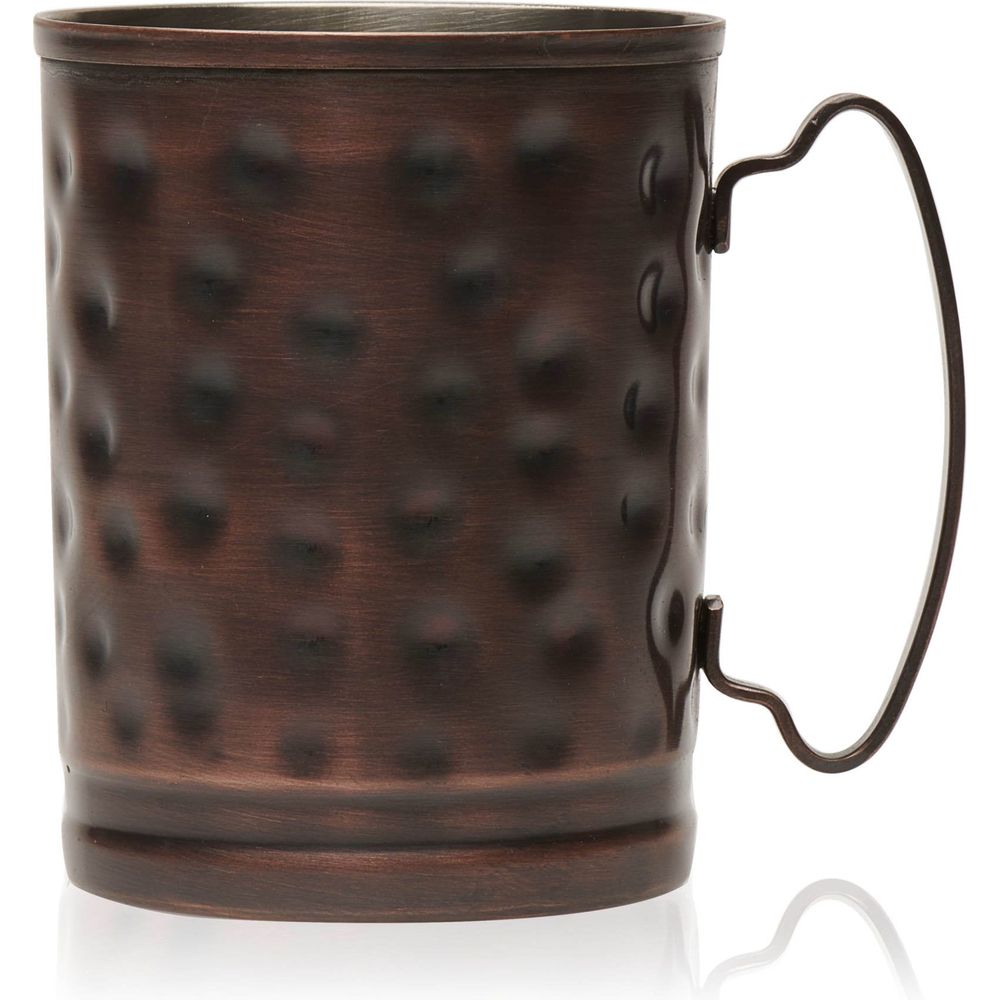 Libbey Moscow Mule Hammered Copper Mugs, 14-ounce, Set of 4